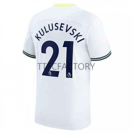 Jalkapallo Pelipaidat/Peliasut Tottenham Hotspur Dejan Kulusevski 21 Kotipaita 2022-2023 Lyhythihainen